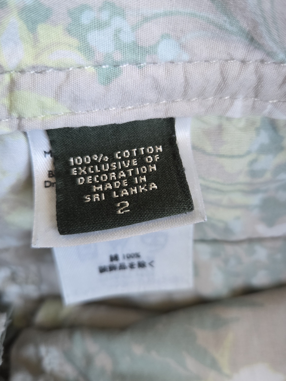 Eddie Bauer Women's Green Cargo Capri Pants Cotton Twill Size-2 - Picture 12 of 12